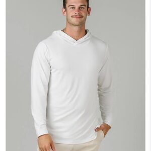 NWT Zyia Men’s White Breeze Hoodie